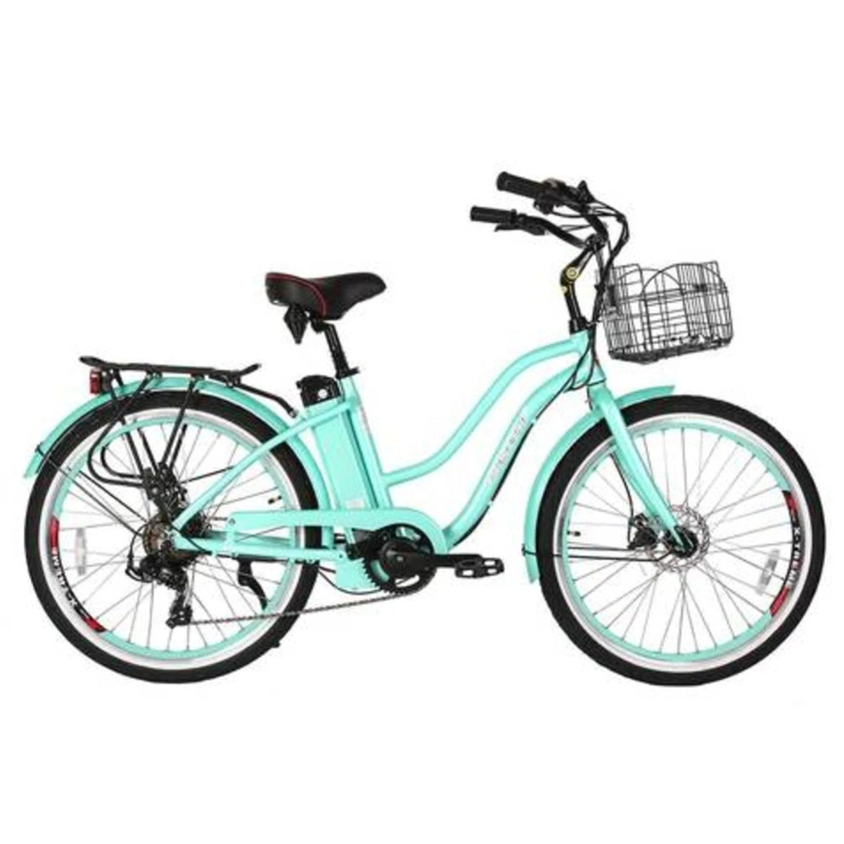malibu electric bicycles X-Treme Malibu Beach Cruiser 24 Volt Electric Bicycle
