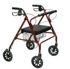 Drive Medical Go-Lite Bariatric Steel Rollator, 500lb Cap.