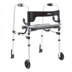 Deive Clever-Lite LS Aluminum Silver Folding Walker
