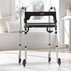 Deive Clever-Lite LS Aluminum Silver Folding Walker