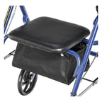 Steel Rollator w/ Padded Seat, 7.5" Wheels 10257 by Drive