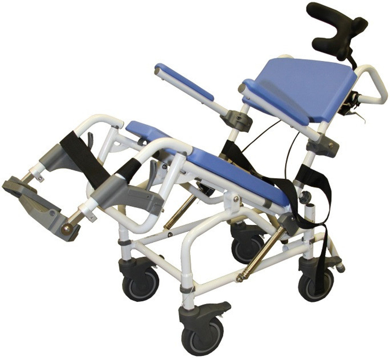EZee Life Tilt Rehab Shower Commode Chair 155 190 195 by Healthline