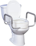 Drive Medical Premium Toilet Seat Riser with Removable Arms