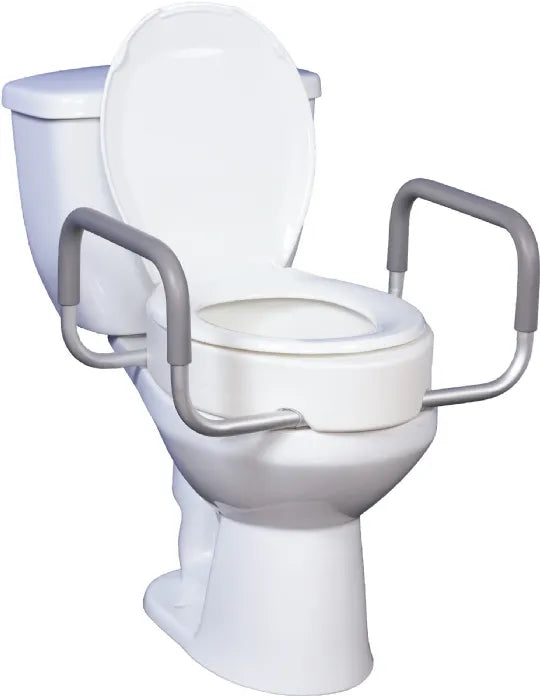 Drive Medical Premium Toilet Seat Riser with Removable Arms