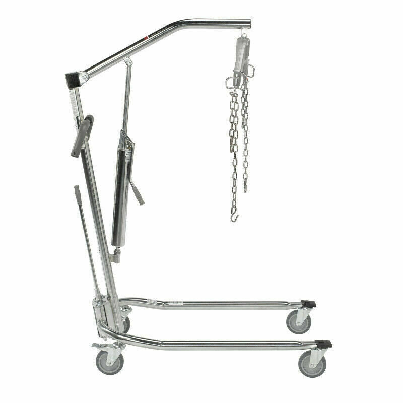 Drive Medical Hydraulic Patient Lift with Six Point Cradle 5" Casters 13023