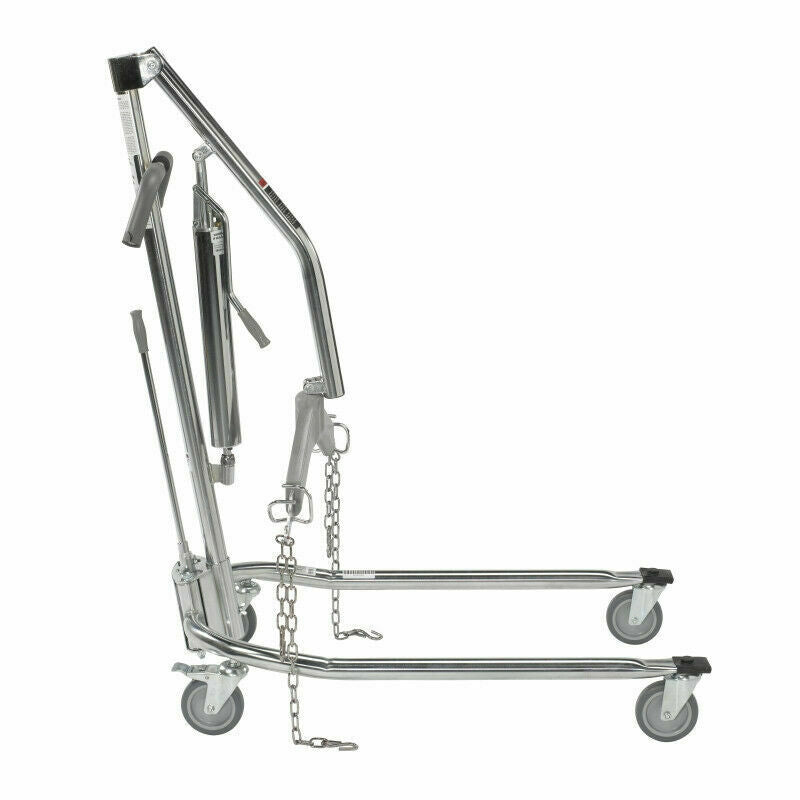 Drive Medical Hydraulic Patient Lift with Six Point Cradle 5" Casters 13023