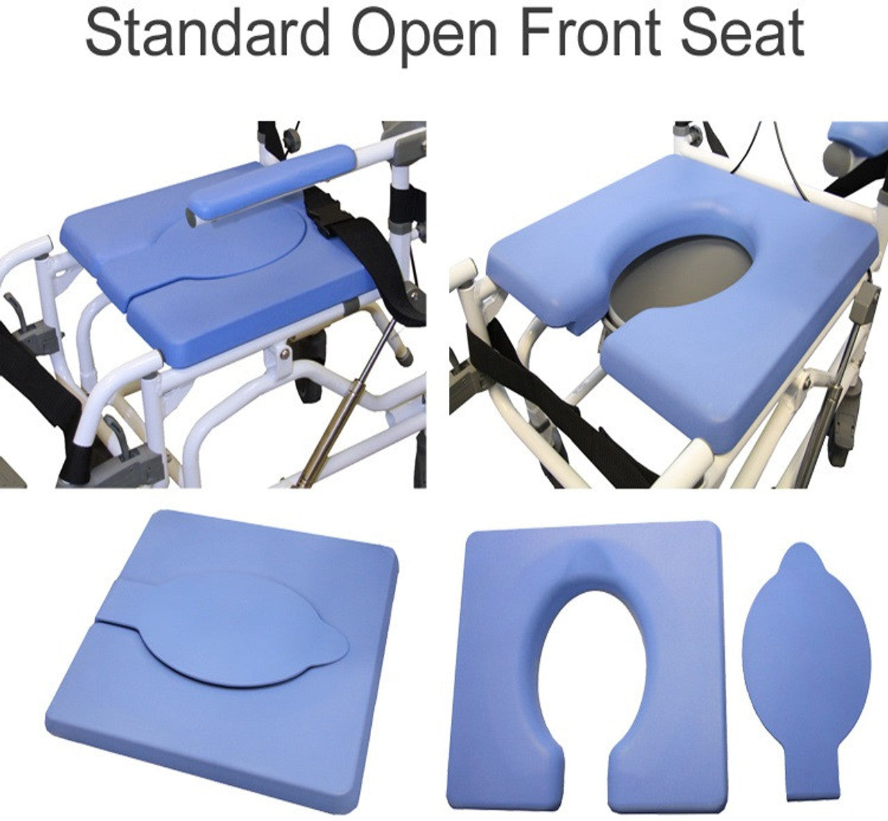 EZee Life Tilt & Recline Rehab Shower Commode 170