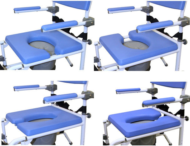 Healthline EZee Life Shower Commode Wheelchair 150-22 180-24