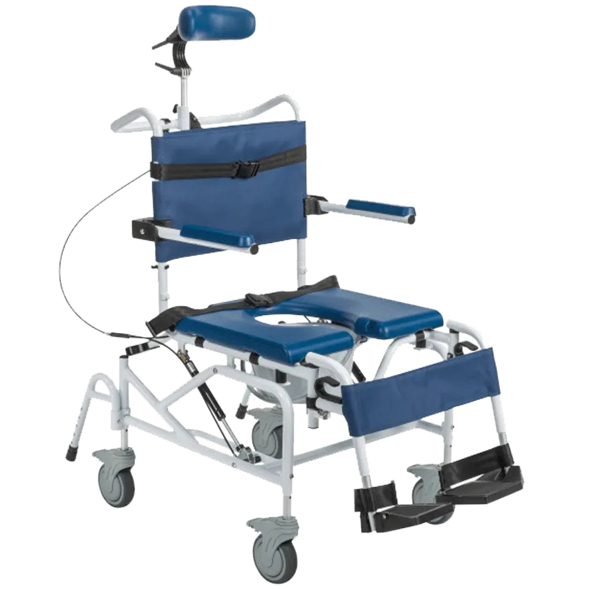 Drive Tilting Aluminum Rehab Shower Chair Commode