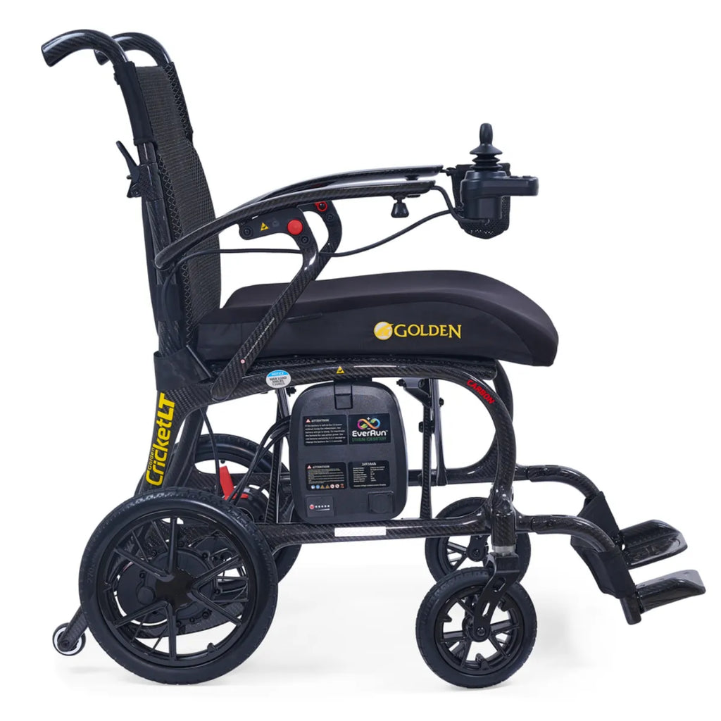 Golden Cricket LT Carbon Powerchair — Only 25.8 lbs