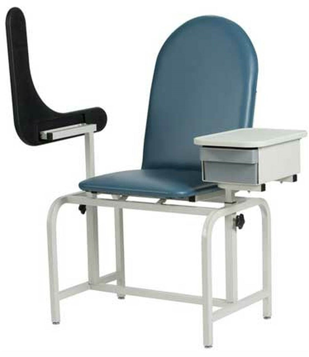 Winco Solace Blood Drawing Chair, Phlebotomy Chair - Padded Vinyl