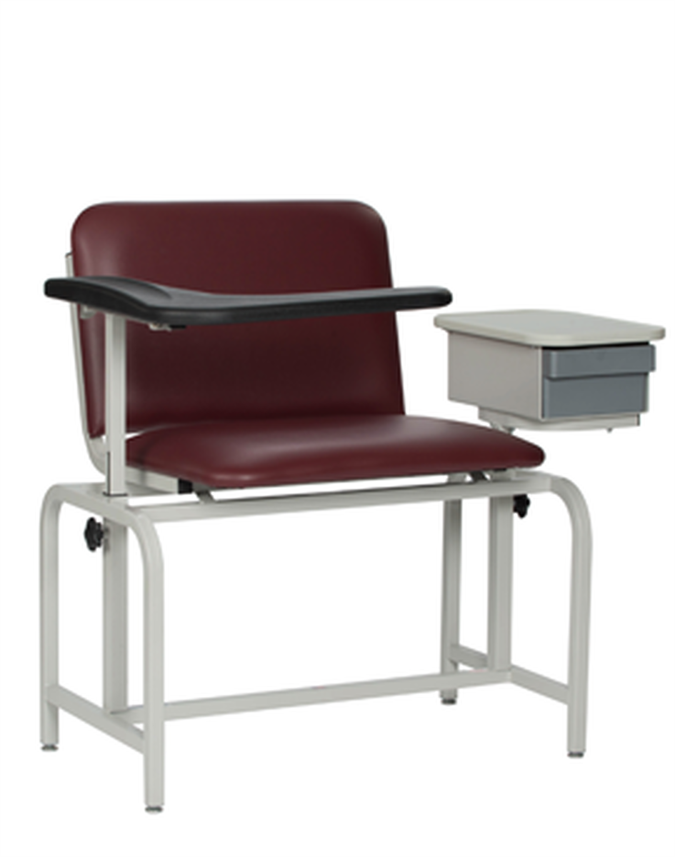 Winco Unity Extra Large Blood Drawing Chair (Phlebotomy Chair) - Padded Vinyl