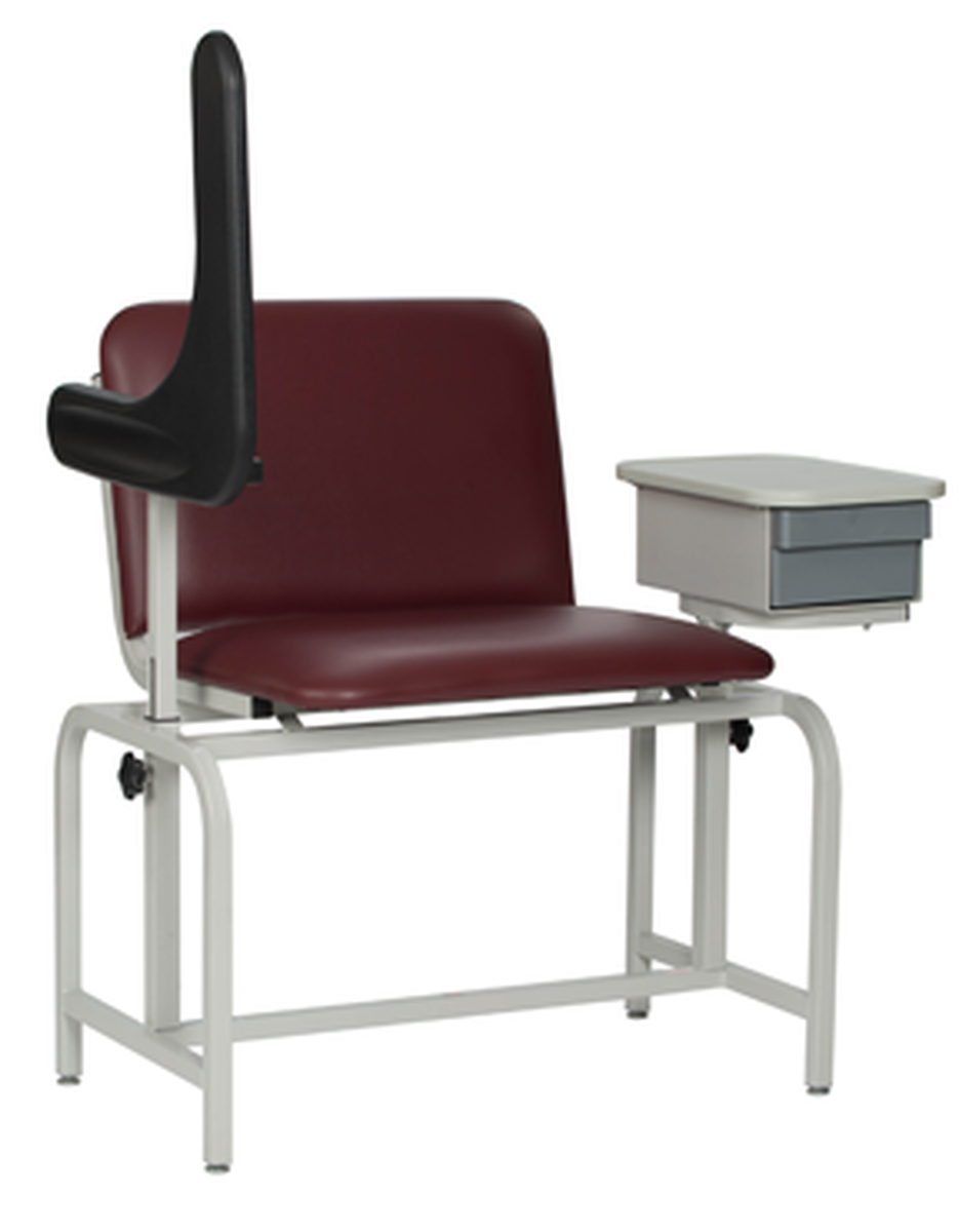 Winco Unity Extra Large Blood Drawing Chair (Phlebotomy Chair) - Padded Vinyl