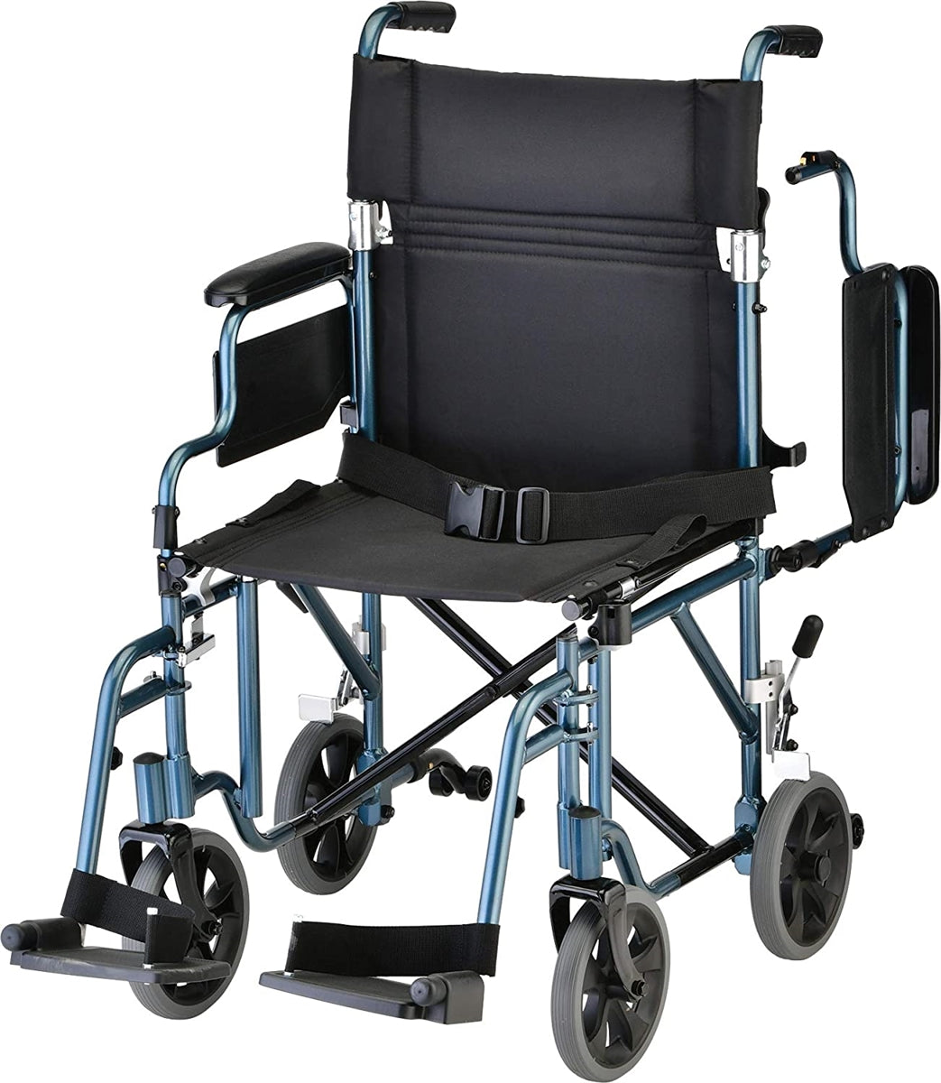NOVA Lightweight Transport Chair w/ Removable & Flip Up Arms