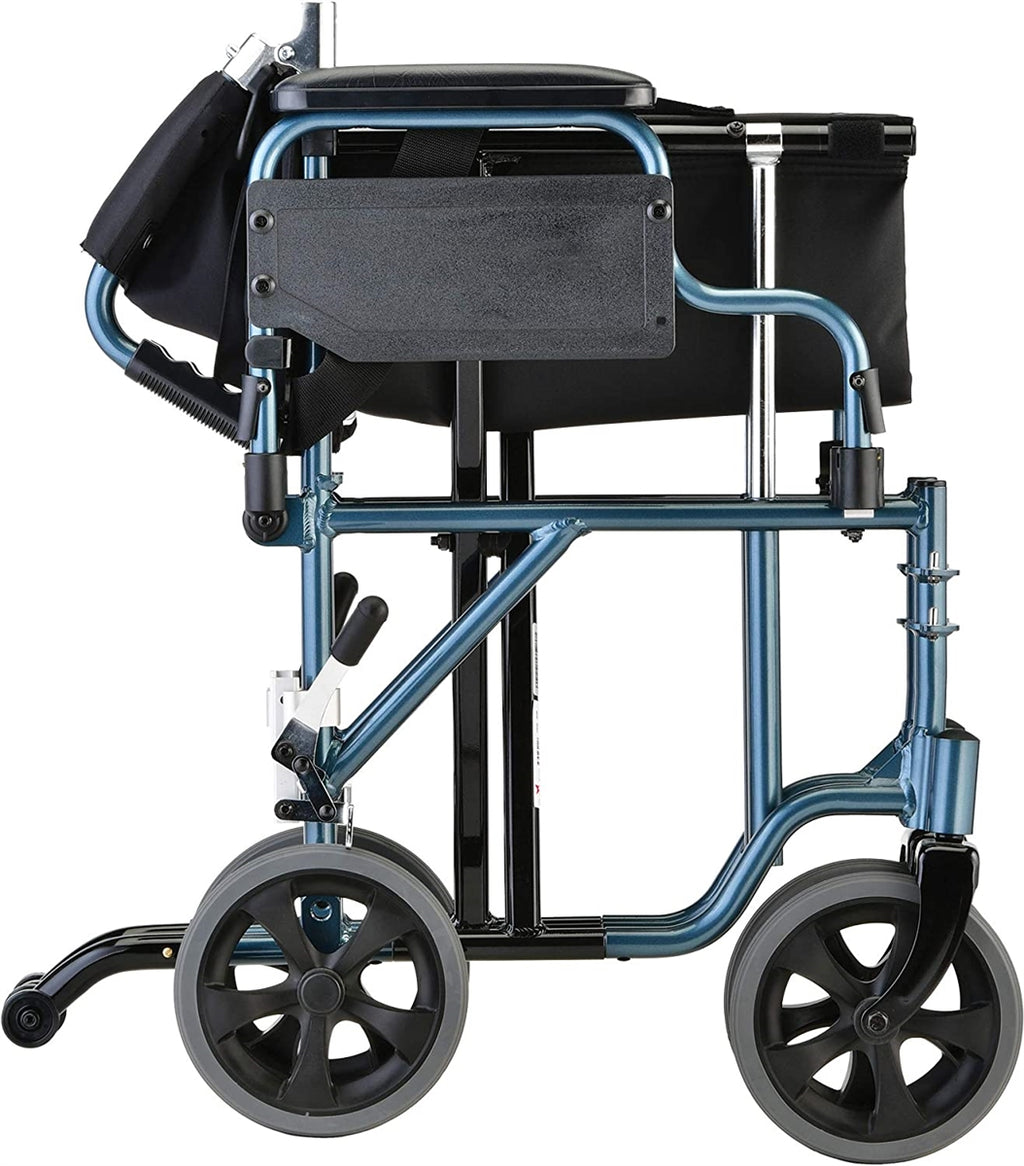 NOVA Lightweight Transport Chair w/ Removable & Flip Up Arms