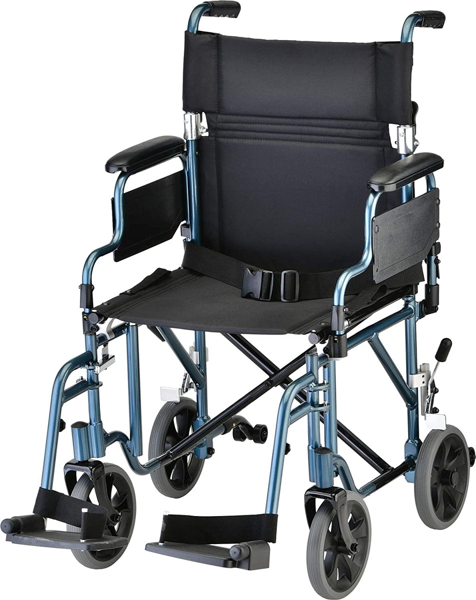 NOVA Lightweight Transport Chair w/ Removable & Flip Up Arms