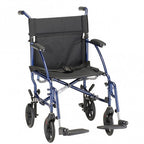 Nova Ultra Lightweight Transport Chair - 19" with Swing Away Footrest