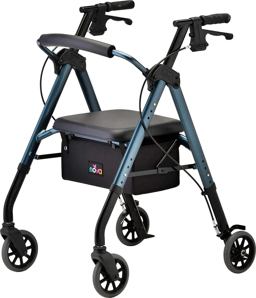 Nova Medical Star 6 OS Rollator Rolling Walker