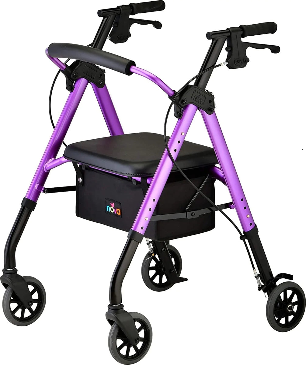 Nova Medical Star 6 OS Rollator Rolling Walker