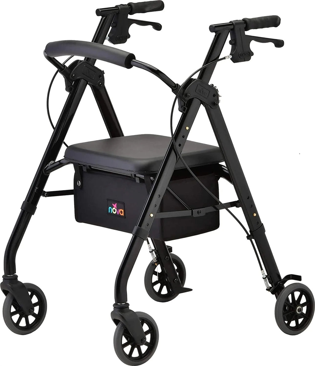 Nova Medical Star 6 OS Rollator Rolling Walker