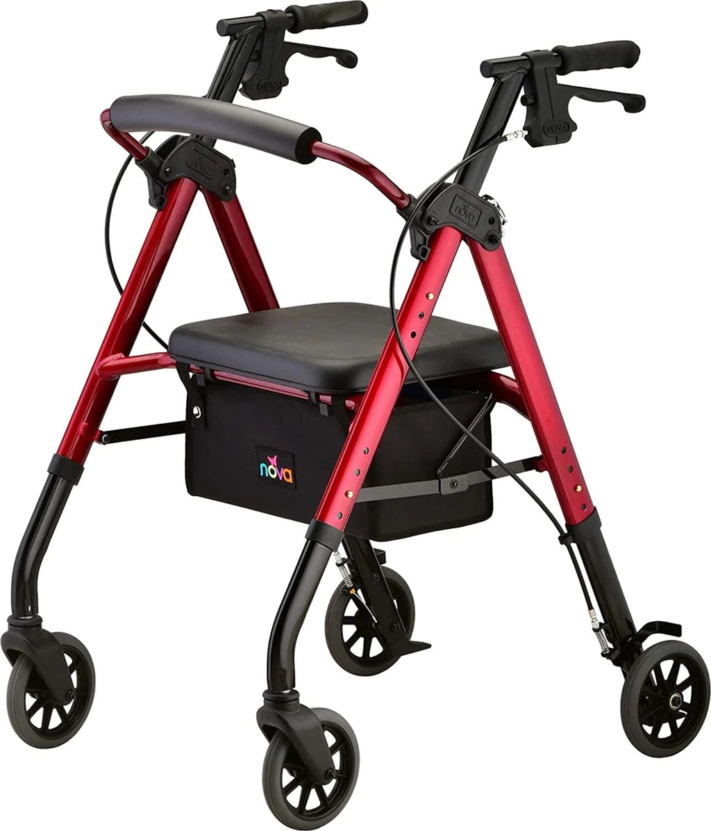 Nova Medical Star 6 OS Rollator Rolling Walker