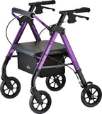 Nova Medical Star HD Bariatric Rollator Walker with Extra Wide Padded Seat