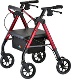 Nova Medical Star HD Bariatric Rollator Walker with Extra Wide Padded Seat