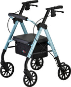 NOVA Star 8 Rollator Walker with Perfect Fit Size System,