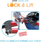 NOVA Star 8 Rollator Walker with Perfect Fit Size System,