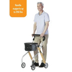 Stander Lets Go Indoor Lightweight Rollator by Trust Care