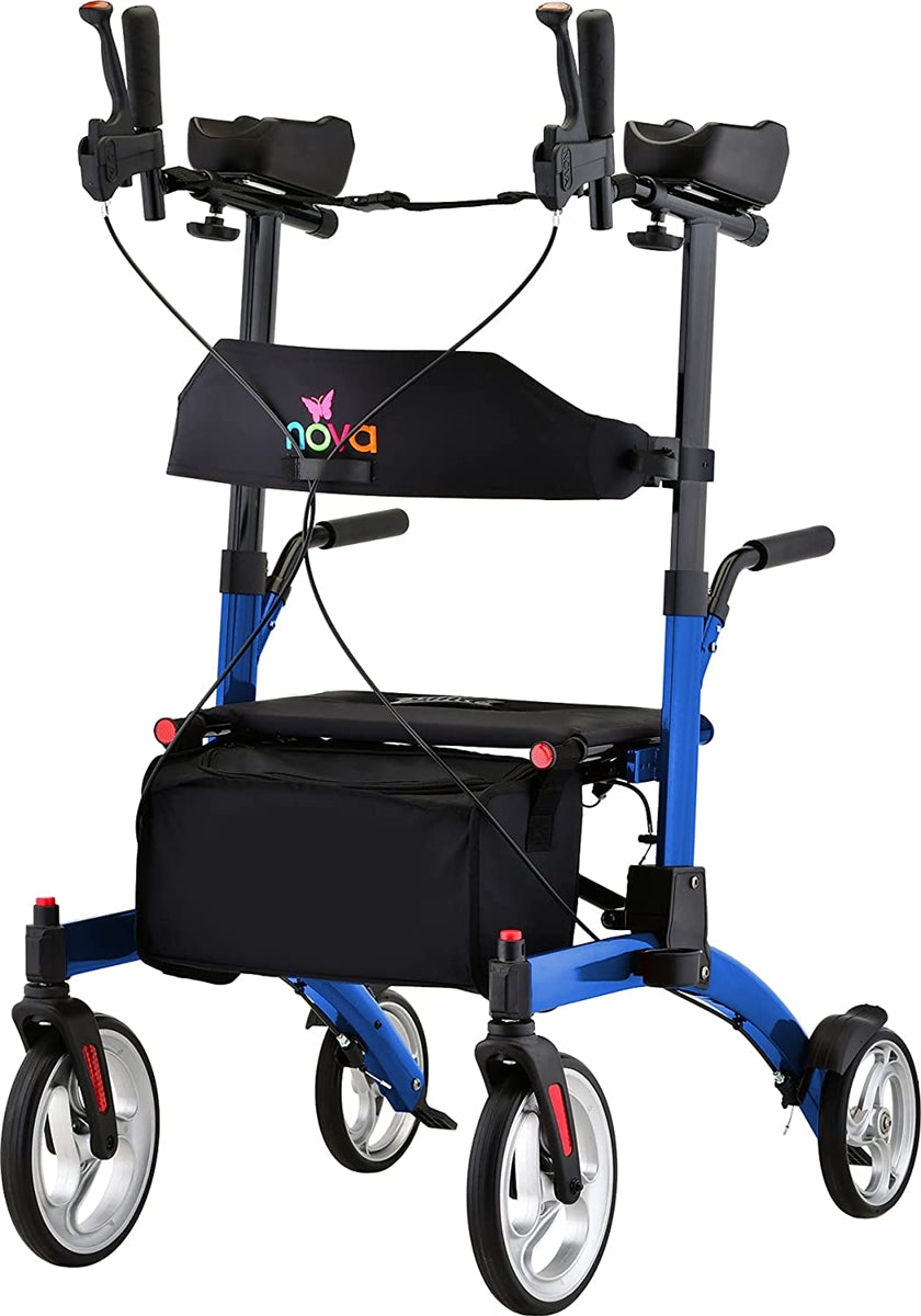 Nova Dragon Fold n’ Go Rise UP Rollator, Upright Standing Walker