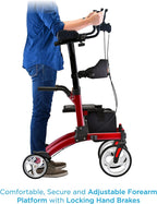 Nova Dragon Fold n’ Go Rise UP Rollator, Upright Standing Walker