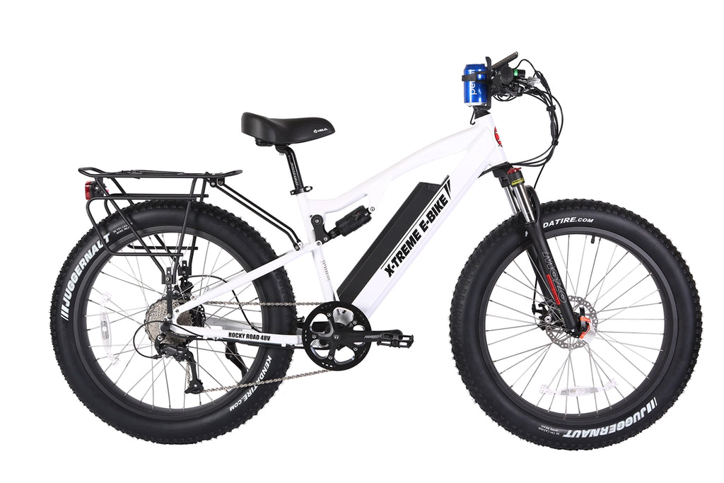X-Treme Rocky Road 48 Volt Fat Tire Electric Mountain Bicycle