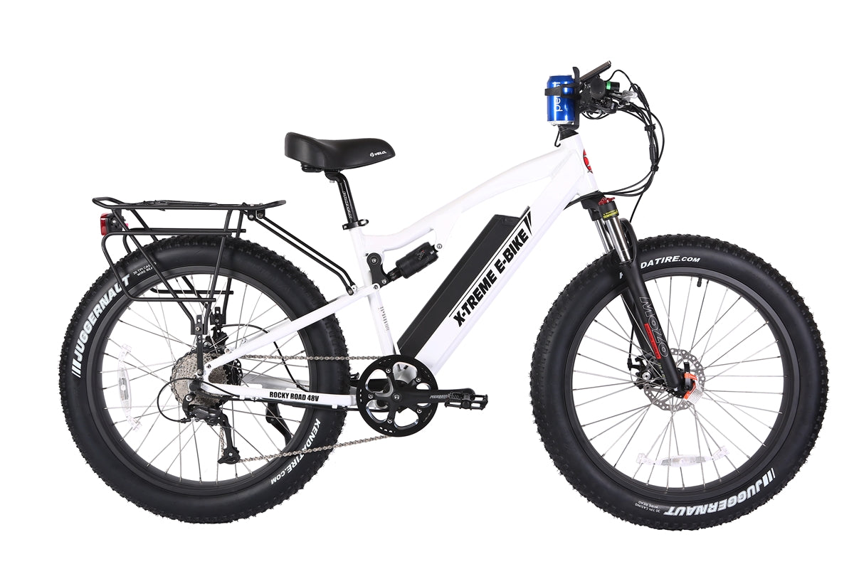 X-Treme Rocky Road 48 Volt Fat Tire Electric Mountain Bicycle