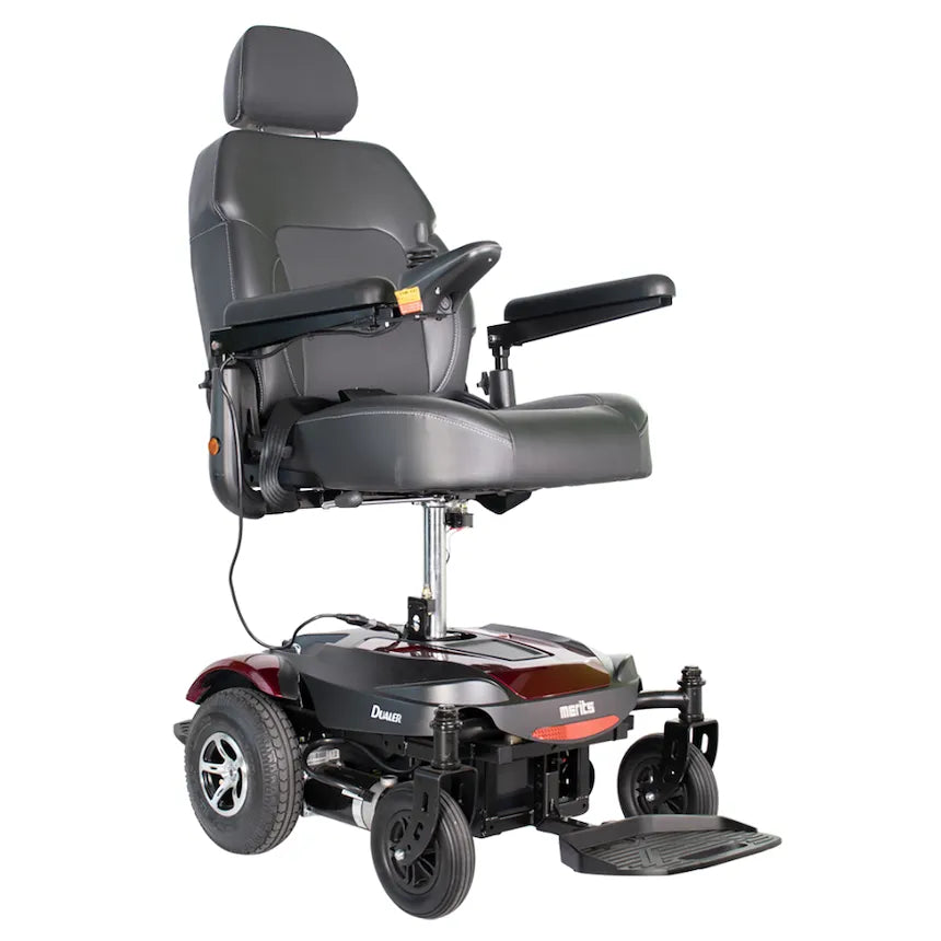 Merits Health Dualer Compact FWD/RWD Electric Power Wheelchair P312