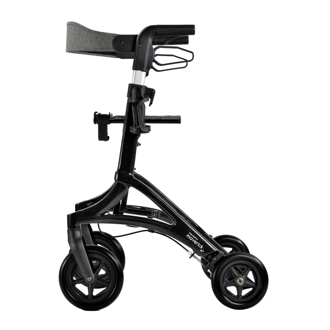 Triumph Mobility Maverick Carbon Fiber Rollator - Only 13.8 lbs