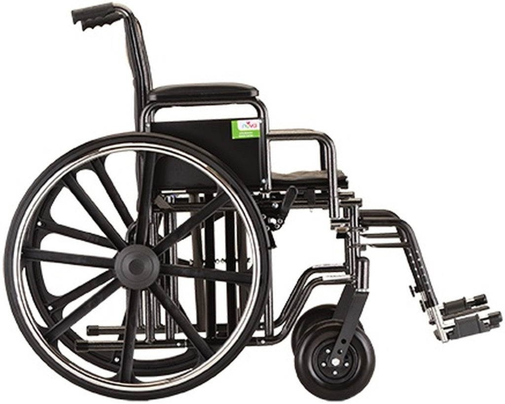 Nova Heavy Duty 22'-24" Steel Wheelchair 5220S 5240S