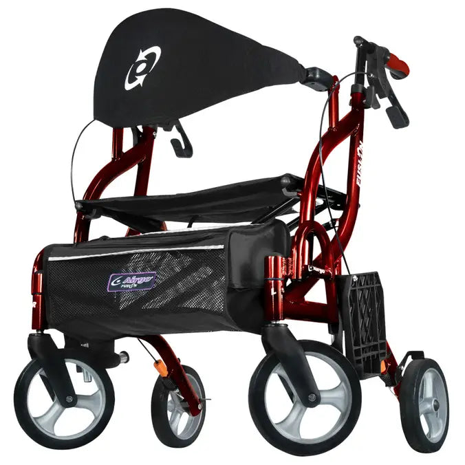 Airgo Fusion F18 Side-Folding Rollator & Transport Chair