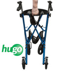 Hugo Sidekick Lightweight Side-Folding Rolling Walker with Seat