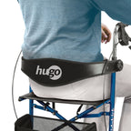 Hugo Sidekick Lightweight Side-Folding Rolling Walker with Seat