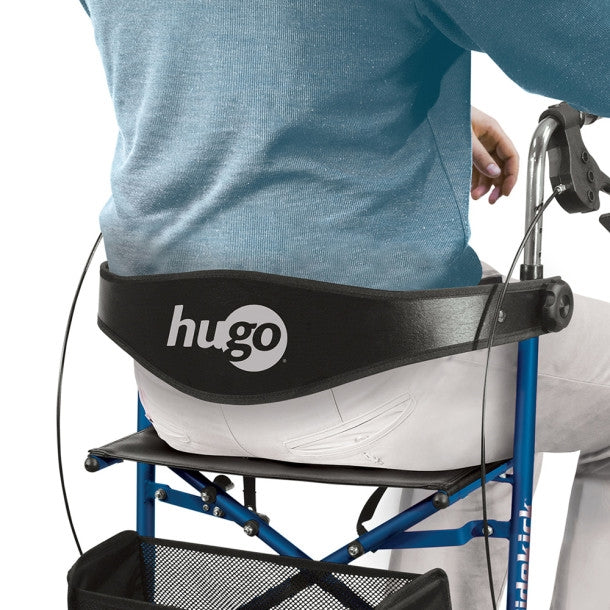 Hugo Sidekick Lightweight Side-Folding Rolling Walker with Seat