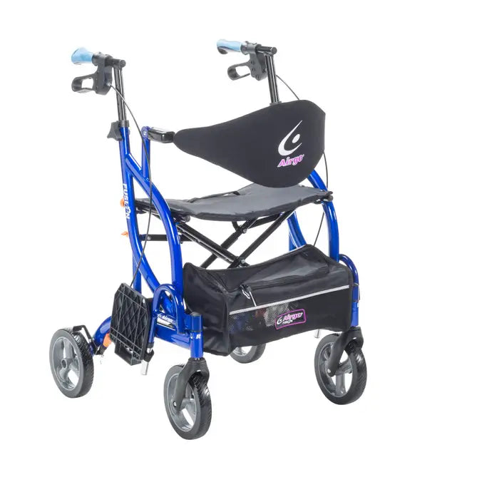 Airgo Fusion F23 Side-Folding Rollator and Transport Chair