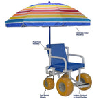 MJM All Terrain Beach Wheelchair