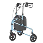 Rally Lite - Aluminum 3 Wheel Folding Walker with Tote