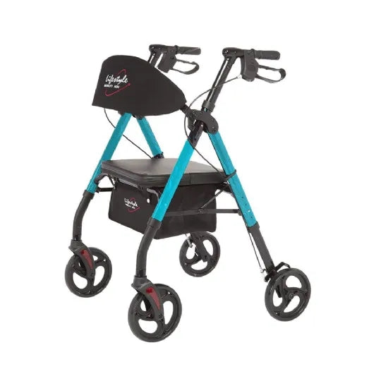 Rhythm Healthcare Royal Deluxe Height-Adjustable Rollator