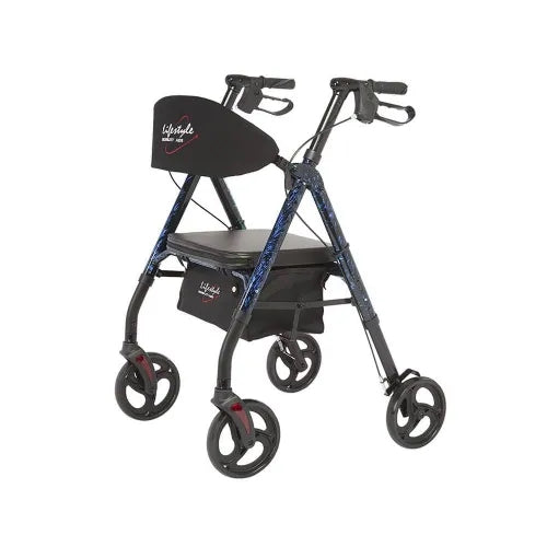 Rhythm Healthcare Royal Deluxe Height-Adjustable Rollator