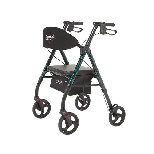 Rhythm Healthcare Royal Deluxe Height-Adjustable Rollator