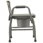 Nova Medical Heavy Duty Commode with Drop-Arm And Extra Wide Seat