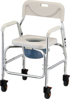 NOVA Lightweight Rolling Shower Commode Chair