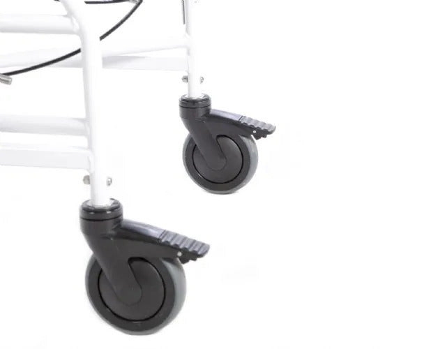 ActiveAid 922 Rehab Folding Shower Commode Chair with Self Propel